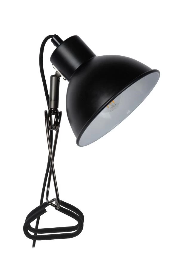 Lucide MOYS - Lampe à pince - 1xE27 - Noir - éteint